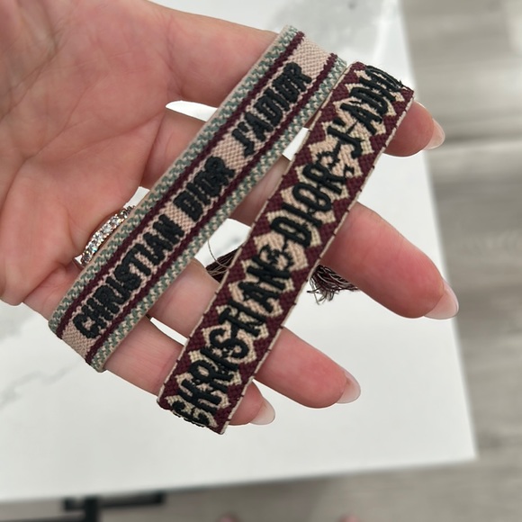 Dior Jewelry Christian Dior Friendship Bracelets Set Of 2